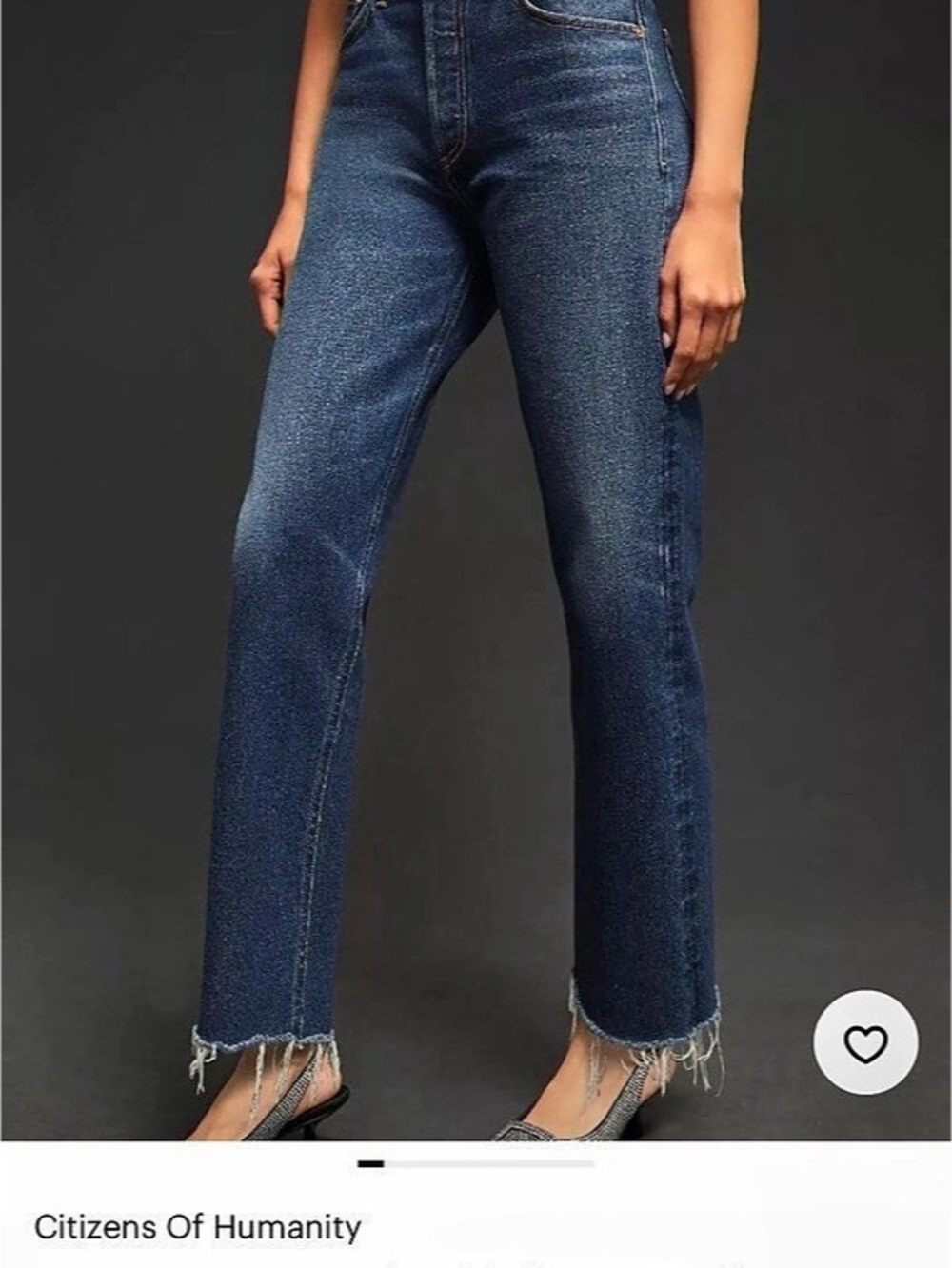 Citizens of Humanity Florence High-Rise Straight Jeans High Rise Straight Leg
